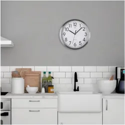 Compra RELOJ PARED REDONDO diametro30,5 CM - ALUMINIO VERSA 20550073 al mejor precio
