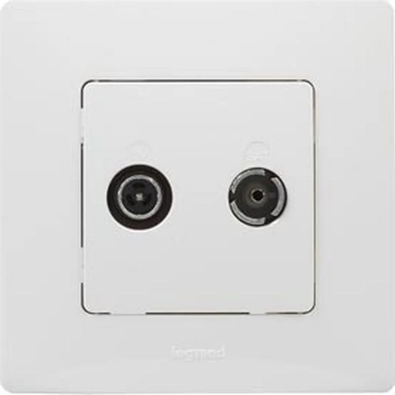 Compra TOMA DE TELEVISION INTERMEDIA BLANCA SERIE NILOE LEGRAND 396448 al mejor precio