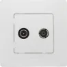 Compra TOMA DE TELEVISION INTERMEDIA BLANCA SERIE NILOE LEGRAND 396448 al mejor precio
