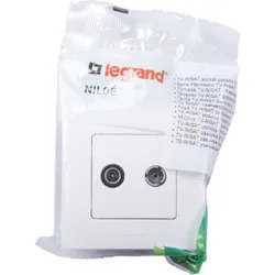 Compra TOMA DE TELEVISION INTERMEDIA BLANCA SERIE NILOE LEGRAND 396448 al mejor precio