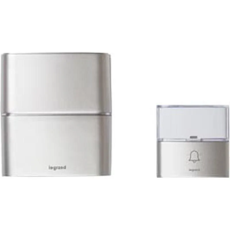 Compra TIMBRE INALAMBRICO PREMIUM ALUMINIO ALCANCE 200 METROS LEGRAND 094271 al mejor precio