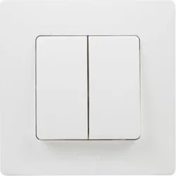 CONMUTADOR DOBLE BLANCO...