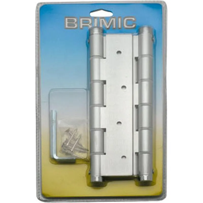 Compra BISAGRA DOBLE ACCION ALUMINIO BS10 180X133 MM PLATA MICEL 57004 al mejor precio