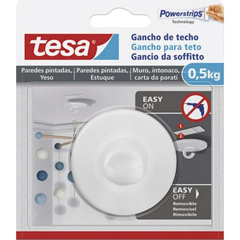 Compra CLAVO ADHESIVO SMS TECHO PARED PINTADA 0,5 KG TESA TAPE 77781-00001-00 al mejor precio