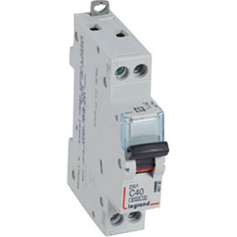 Compra MAGNETOTERMICO DX3 P + N C40 1 MODULO 6/40KA-P/NEGRA LEGRAND 407732E al mejor precio