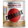 Compra BARNIZ SINTETICO DECORACION BRILLANTE 750 ML INCOLORO TITANLUX M10100034/5809391 al mejor precio