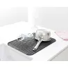 Compra ALFOMBRILLA ESCURREPLATOS SILICONA 44X32CM GRIS OSCURO BRABANTIA 117442 al mejor precio