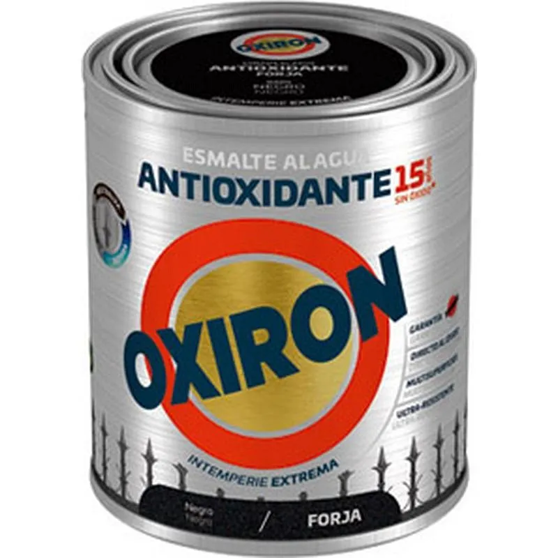 Compra ESMALTE ANTIOXIDANTE AGUA OXIRON FORJA 750 ML NEGRO TITAN 01F020434/5805957 al mejor precio