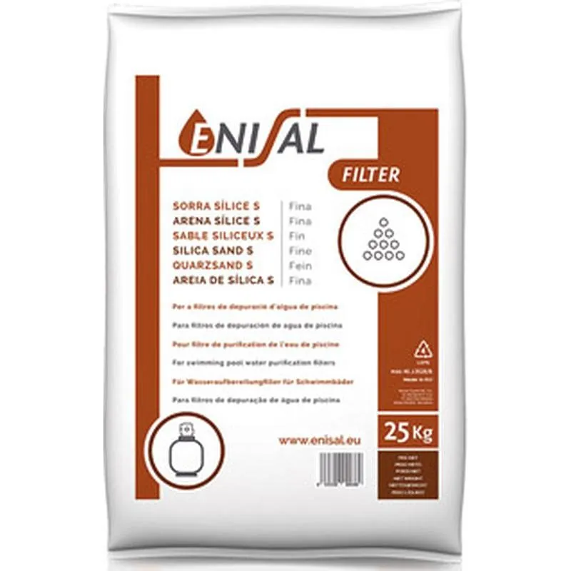 Compra ARENA SILICE FINA 'S' 25 KG ENISA 3855 al mejor precio