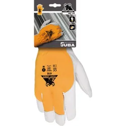 Compra GUANTE PIEL FLOR CABRA DORSO ALGODON TUFF TALLA 9 JUBA H416/9 al mejor precio