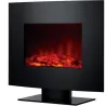 Compra CHIMENEA ELECTRICA CON PIE FRONTAL CURVO 2000W NEGRO PURLINE CHE-340 al mejor precio
