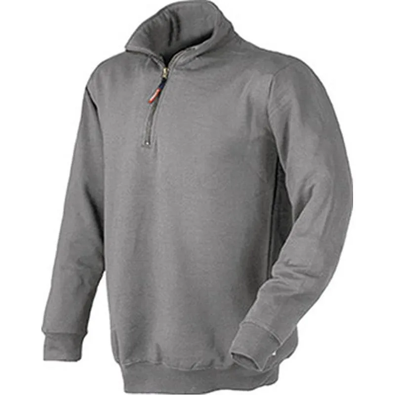 Compra SUDADERA MEDIA CREMALLERA VERENA GRIS TALLA S ISSALINE 4820 al mejor precio