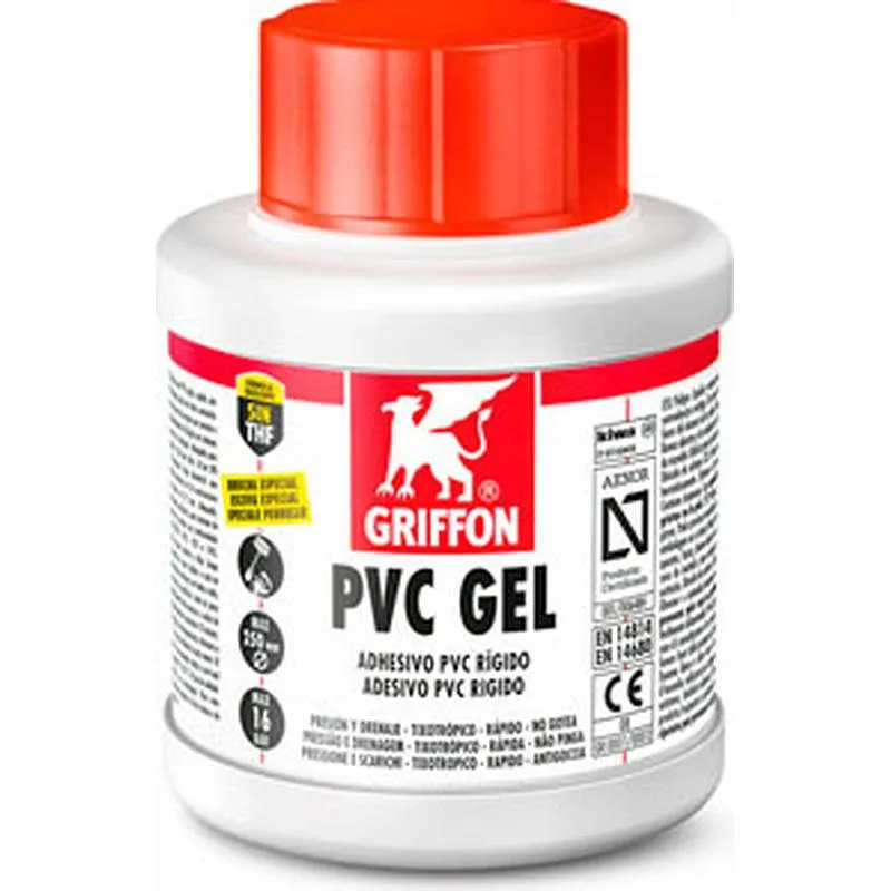 Compra ADHESIVO PVC RÍGIDO GEL 250 ML GRIFFON 6301155 al mejor precio