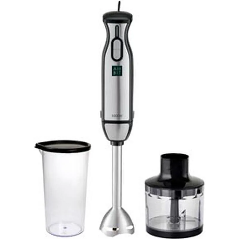Compra BATIDORA DE VARILLAS CON VASO Y PICADORA 1000W AMBIT SG1000W-2208H+CHOPPE al mejor precio