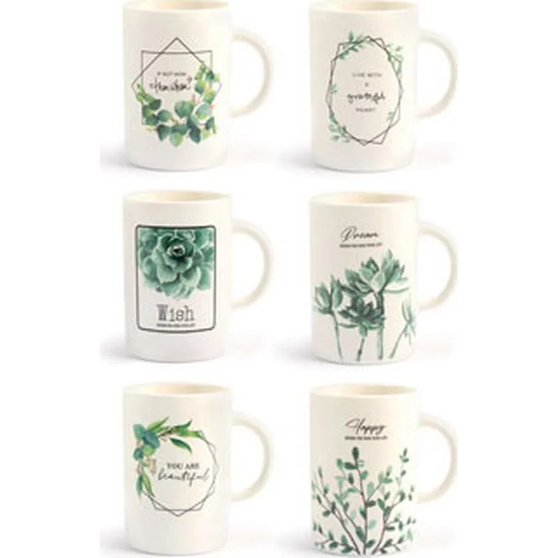 Compra MUG NEW BONE CHINA HOJAS 40 CL - SURTIDO 8070168 al mejor precio