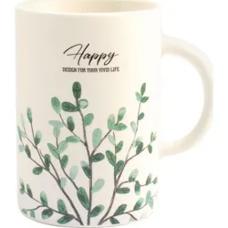 Compra MUG NEW BONE CHINA HOJAS 40 CL - SURTIDO 8070168 al mejor precio