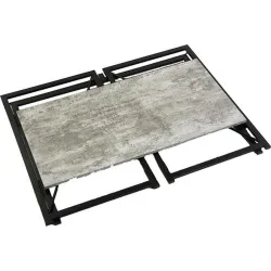 Compra MESA ESCRITORIO PLEGABLE JACK NEGRA 90X75X45 CM 21300024 al mejor precio