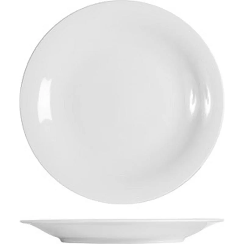 Compra PLATO PORCELANA GRABADO BLANCO PRESENTACION-31 CM 4470009 al mejor precio