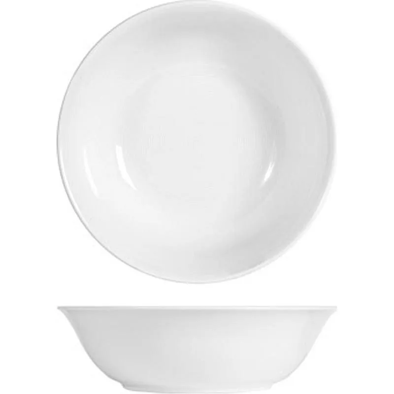 Compra ENSALADERA PORCELANA GRABADO BLANCO 23 CM 4470043 al mejor precio