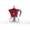 Compra CAFETERA MOKA INDUCTION ALUMINIO/INOX 4 TAZAS ROJA BIALETTI 6944 al mejor precio