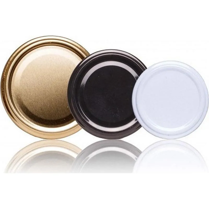 Compra TAPA METALICA BLANCA PASTEURIZABLE TARRO 150/250GR 25 U-D 6.6 CM/4UÑAS X066E0115BO al mejor precio