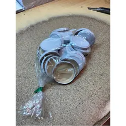 Compra TAPA METALICA BLANCA PASTEURIZABLE TARRO 150/250GR 25 U-D 6.6 CM/4UÑAS X066E0115BO al mejor precio