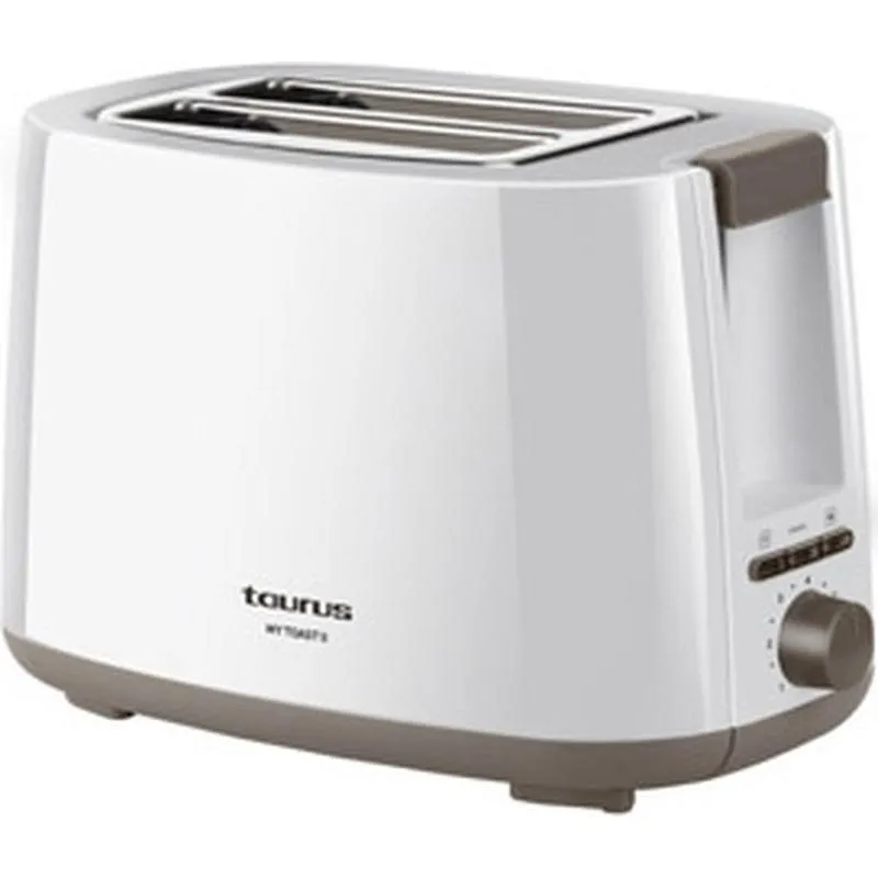 Compra TOSTADOR DOS RANURAS CORTAS MYTOAST II BLANCO 750W TAURUS 961001000 al mejor precio