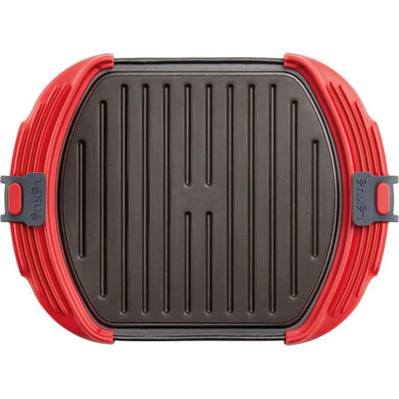 Compra GRILL MICROONDAS XL 27 X 20,7 X 4,4 CM - 3/4 RACIONES LEKUE 0220600R14M017 al mejor precio