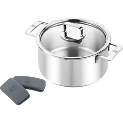 Compra OLLA CON TAPA CRISTAL SIGNATURE 18 CM - INDUCCION BRA A773952 al mejor precio