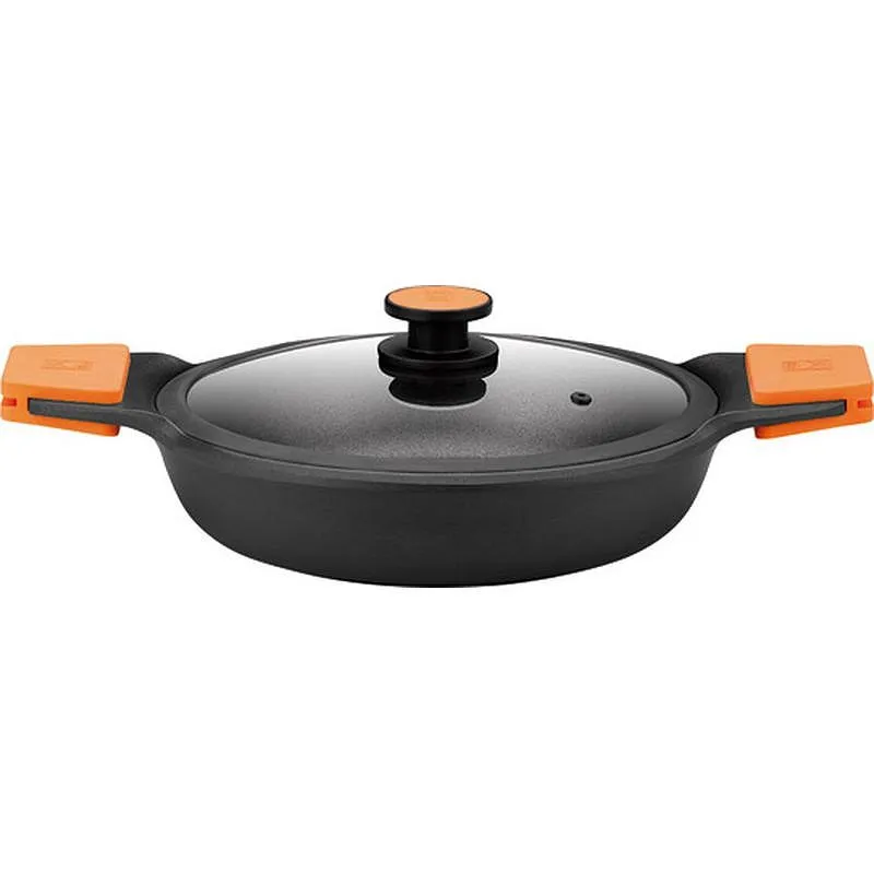 Compra CAZUELA BAJA ALUMINIO FUNDIDO EFFICIENT PLUS 24 CM - INDUCCION BRA A430524 al mejor precio