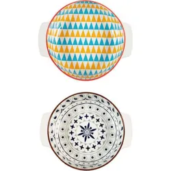 Compra FUENTE PORCELANA REDONDA FULL DECORADO diametro21CM - SURTIDO 7946121 al mejor precio