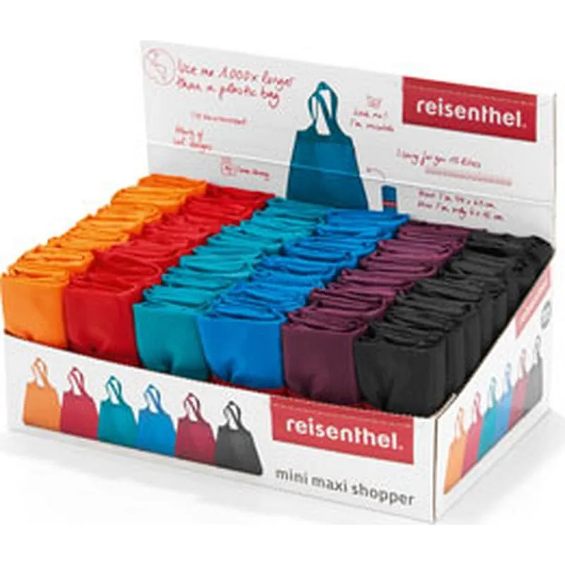 Compra BOLSA COMPRA MINI MAXI PLEGABLE DISPLAY LISO - SURTIDO REISENTHEL AT0002 al mejor precio