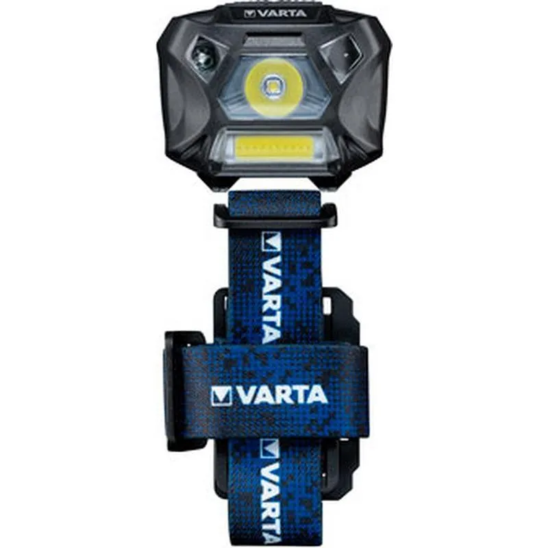 Compra LINTERNA FRONTAL WORK FLEX SENSOR MOVIMIENTO H20 3W IP54 VARTA 18648101421 al mejor precio