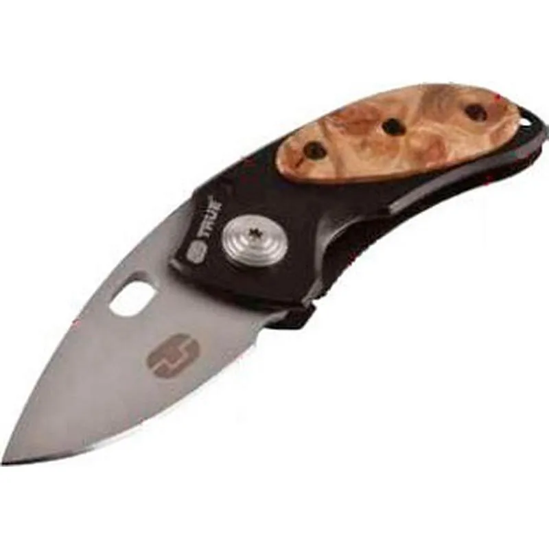 Compra NAVAJA EMPUÑADURA MADERA JACKNIFE HOJA DE ACERO INOXIDABLE TRUE UTILITY TU576K al mejor precio