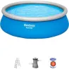 Compra PISCINA REDONDA AUTOPORTANTE 13.807 L CON DEPURADORA TIPO II diametro457X122CM ESCALERA BESTWAY 57289 al mejor precio