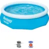 Compra PISCINA REDONDA AUTOPORTANTE 3.800 L CON DEPURADORA TIPO I diametro305 X76CM BESTWAY 57270 al mejor precio