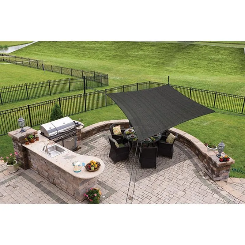 Compra TOLDO VELA SOMBREO CUADRADO READY TO HAND 125 GR 3X3 M GRIS COLAROO 497927 al mejor precio