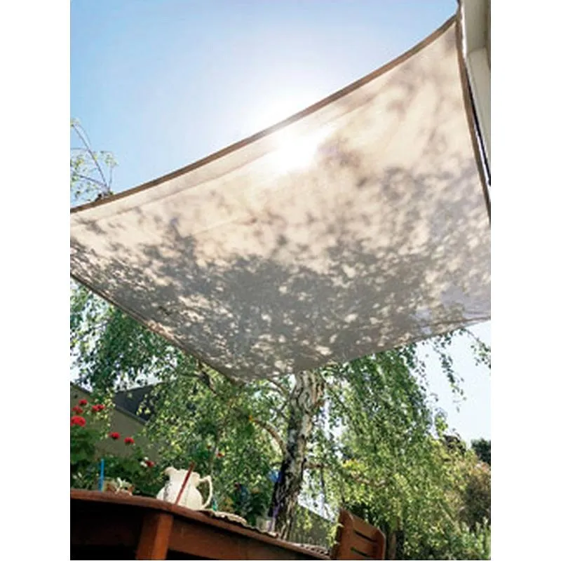 Compra TOLDO VELA SOMBREO CUADRADO READY TO HAND 125 GR 3X3 M TIERRA COLAROO 497934 al mejor precio