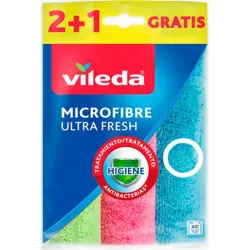 Compra BAYETA MICROFIBRA (2+1 UDS) ULTRA FRESH VILEDA 77606 al mejor precio