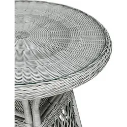 Compra MESA CAFE RATAN REDONDA DUNA diametro 69 CM ARENA IMPORT 47026 al mejor precio