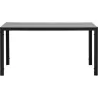 Compra MESA ALUMINIO POLYWOOD NEGRA/GRIS 150 X 90 CM IMPORT 629018 al mejor precio