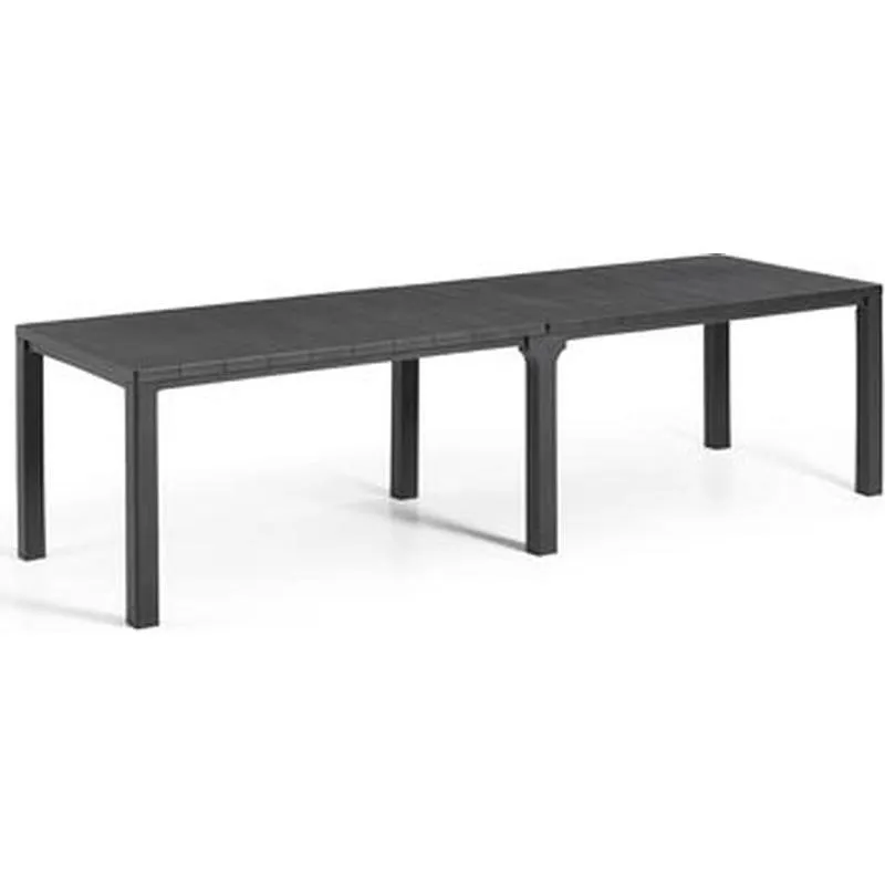 Compra MESA RESINA JULIE DOBLE GRAFITO 294X90 CM/180X147 CM KETER 249448 al mejor precio