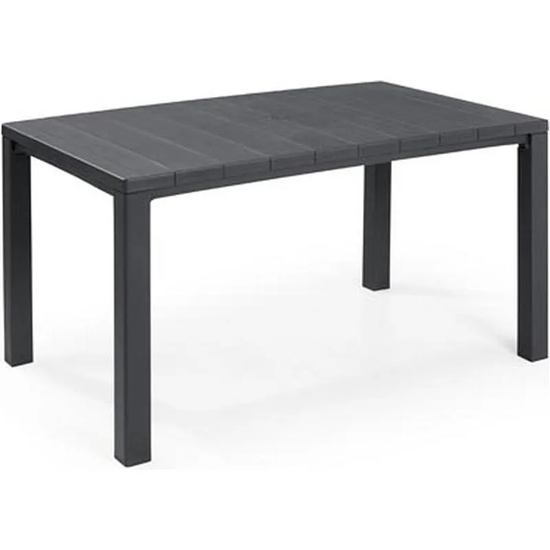 Compra MESA RESINA JULIE GRAFITO 147 X 90 CM KETER 246187 al mejor precio