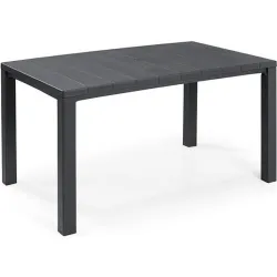 Compra MESA RESINA JULIE GRAFITO 147 X 90 CM KETER 246187 al mejor precio