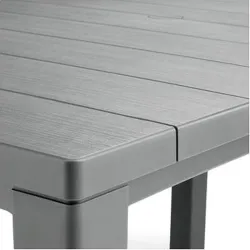 Compra MESA RESINA JULIE GRAFITO 147 X 90 CM KETER 246187 al mejor precio