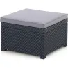 Compra POUF RATAN RESINA DIVA GRAFITO 56X56X39 CM SHAF 55444 al mejor precio