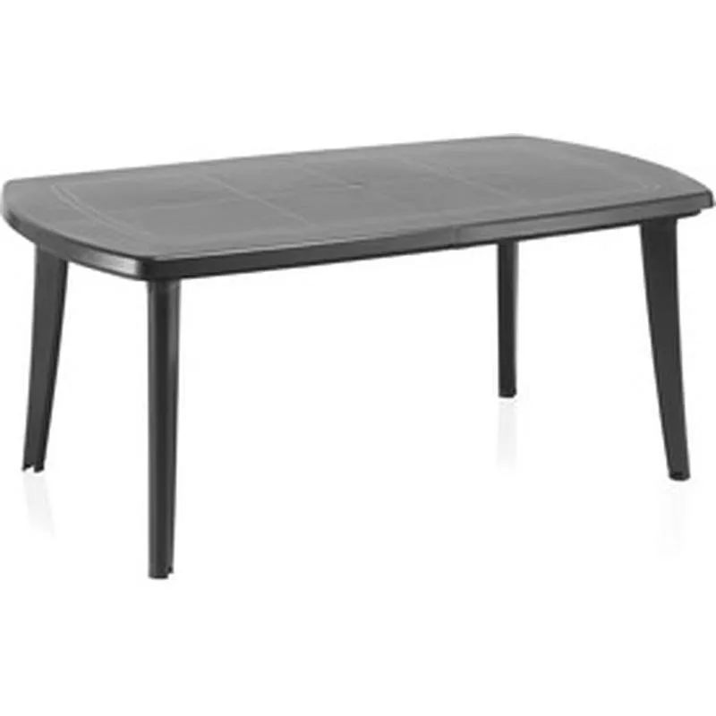 Compra MESA RESINA EXTENSIBLE ATLANTIC ANTRACITA 170+55X100X73 CM SHAF 55045 al mejor precio