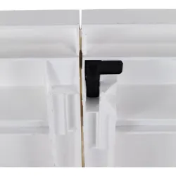 Compra MESA RESINA EXTENSIBLE ATLANTIC BLANCO 170+55X100X73 CM SHAF 55044 al mejor precio