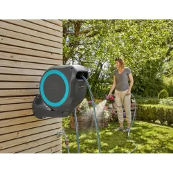 Compra PORTAMANGUERAS AUTOMATICO ROLLUP S 15 M GARDENA 18600-20 al mejor precio