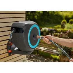 Compra PORTAMANGUERAS AUTOMATICO ROLLUP S 15 M GARDENA 18600-20 al mejor precio
